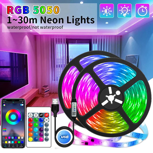 USB LED Strip Lights APP Control RGB Color Changing