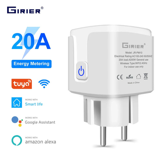 GIRIER Tuya WiFi Smart Plug EU