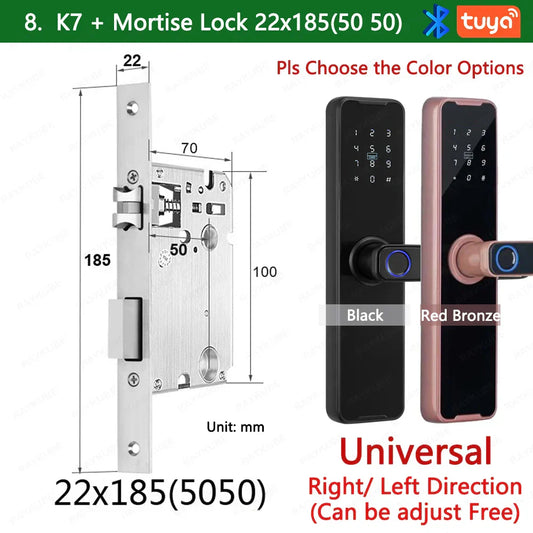 RAYKUBE K7 Pro+ Biometric Fingerprint Smart Lock
