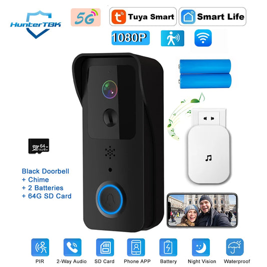 5G & 2.4G WiFi Video Doorbell