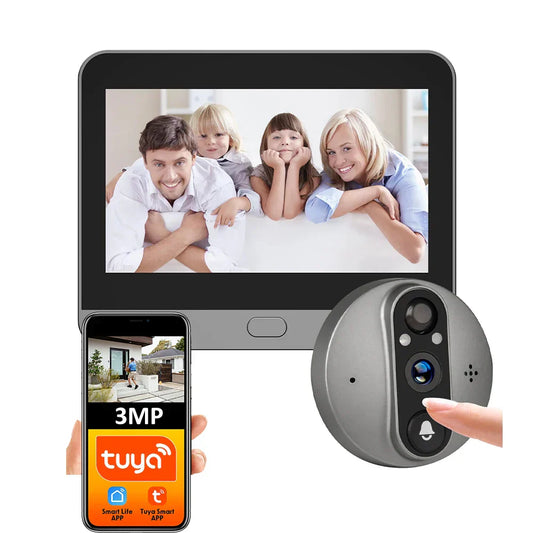 3MP Smart Life Tuya WiFi Doorbell Eye