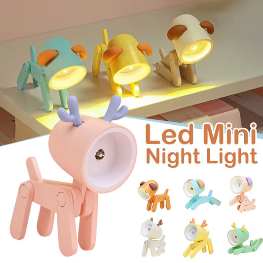 LED Night Light Mini Folding Desk Lamp
